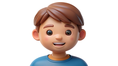 Kid boy avatar icon