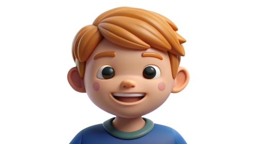 Kid boy avatar icon