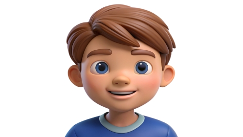 Kid boy avatar icon