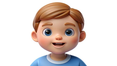 Kid boy avatar icon