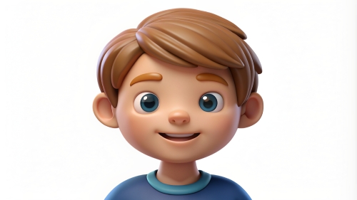 Kid boy avatar icon