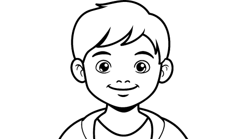 Kid boy cartoon Coloring pages for kids