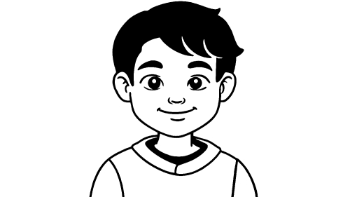 Kid boy cartoon Coloring pages for kids