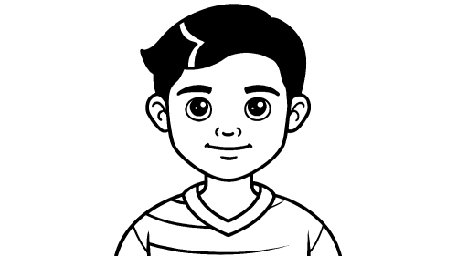 Kid boy cartoon Coloring pages for kids