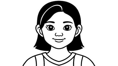 Kid girl cartoon Coloring pages for kids