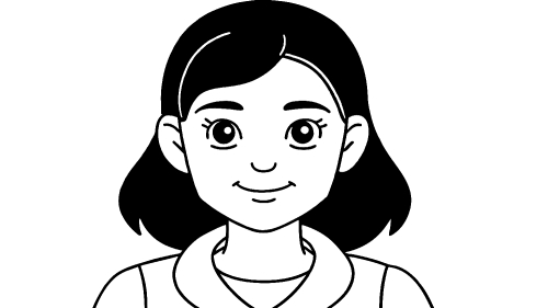 Kid girl cartoon Coloring pages for kids