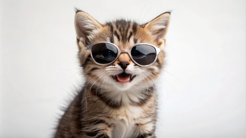 Kitten Smiling sunglasses 14mar24 (1)