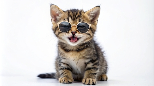 Kitten Smiling sunglasses 14mar24 (4)