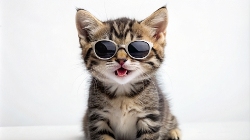 Kitten Smiling sunglasses 14mar24 (5)