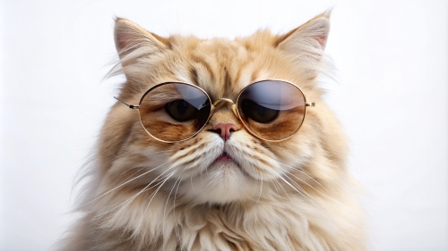 Persian cat wearing sunglasses 28feb24 (10)