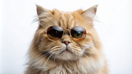 Persian cat wearing sunglasses 28feb24 (11)