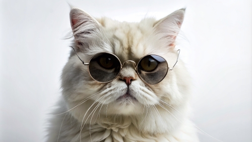 Persian cat wearing sunglasses 28feb24 (6)