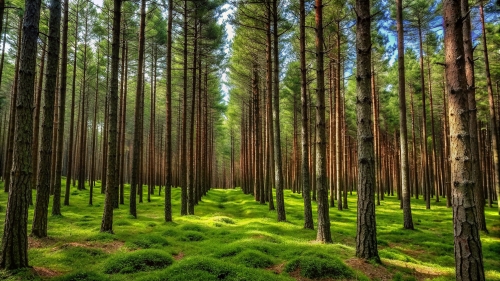 Pine Forest Picture Background Wallpapers