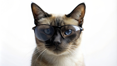 Siamese cat wearing sunglasses 24feb24 (1)