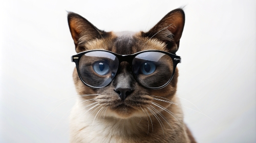 Siamese cat wearing sunglasses 24feb24 (10)