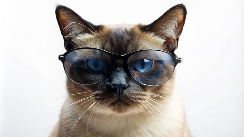 Siamese cat wearing sunglasses 24feb24 (11)