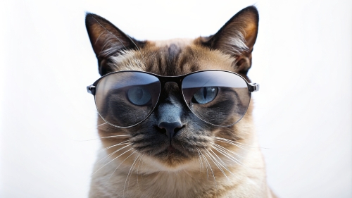 Siamese cat wearing sunglasses 24feb24 (12)