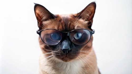 Siamese cat wearing sunglasses 24feb24 (3)