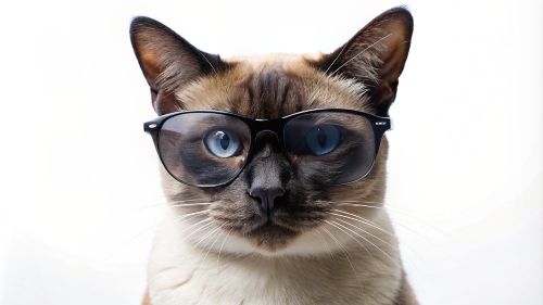 Siamese cat wearing sunglasses 24feb24 (4)