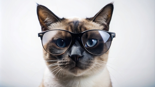 Siamese cat wearing sunglasses 24feb24 (5)