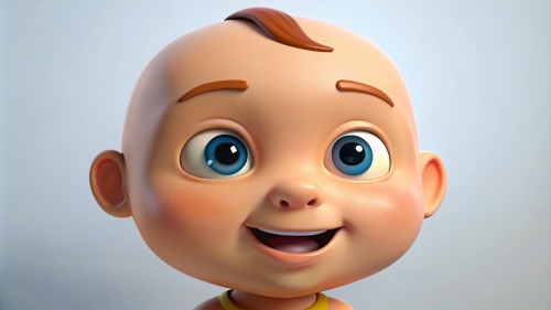 Smiling Baby Avatar Cartoon 15apr24 (18)