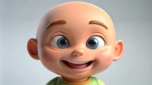 Smiling Baby Avatar Cartoon