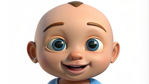 Smiling Baby Avatar Cartoon