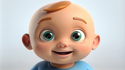 Smiling Baby Avatar Cartoon