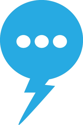 Speech bubble icon sign symbol design