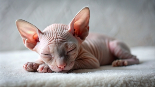 Sphinx cat cute kitten sleeping 25feb24 (9)